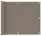 vidaXL Balkon Sichtschutz Bespannung Terrasse Windschutz Sonnenschutz Balkonbespannung Balkonverkleidung Taupe 75x300cm Oxford-Gewebe