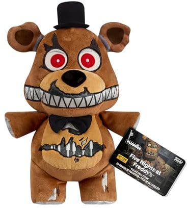 Funko Plush: Five Nights at Freddy's (FNAF) - Nightmare Freddy Fazbear - (CL 10) - Freddy Fazbear - Plüschtier - Geschenkidee Zum Geburtstag - Offizielle Handelswaren - Gefüllt