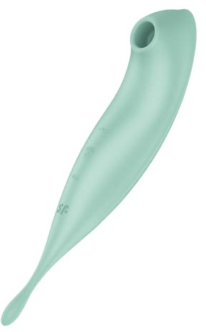 Satisfyer Twirling Pro Connect App Druckwellen-Vibrator | Leise & Stark | Klitoris Auflege-Vibrator für Frauen | Bluetooth & Appsteuerung | Sexspielzeug | Erotik | Hautfreundliches Silikon