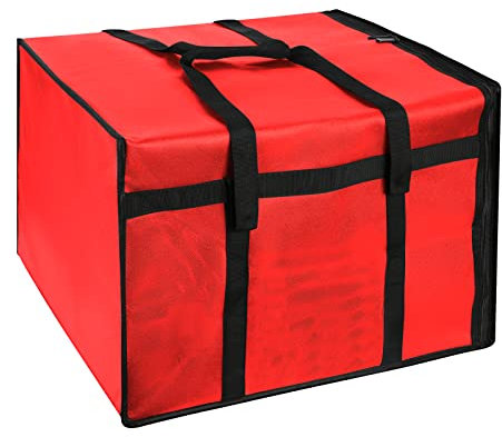 musbus 40 Liter Kühltasche für heiße Lebensmittel, 40cm x40cm 35cm, ideal für Picknicks am Strand, ideal für Pizza-Lieferung, Fahrer, isoliert, hält Lebensmittel heiß oder kalt, zum Mitnehmen,