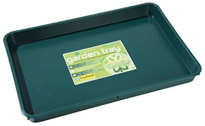 Muddy Hands Rectangle Multi Purpose Garden Tray - 9 Litre - (Length: 57cm x Width: 39cm x Height: 5cm) (Green)