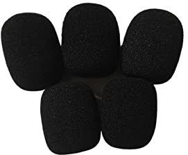 Headset-Mikrofon-Pop-Filterabdeckung Ersatz für SteelSeries Arctis 1/3/5/7/7X/7P/9X Pro Gaming-Headset, Mikrofon-Schaumstoffabdeckung (5 Stück)