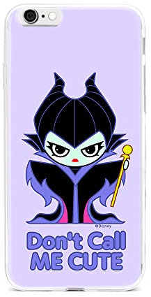 ERT GROUP Handyhülle für iPhone 6/6S Original und offiziell Lizenziertes Disney Muster Maleficent 003 optimal an die Form des Handy angepasst, hülle aus TPU