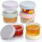 VITEVER [6er-Pack] Salatdressingbehälter To Go, 76.5 ml Glas, kleiner Gewürzbehälter mit Deckel, Dip-Soßentassen-Set, auslaufsichere, Schule, Arbeitsreise.