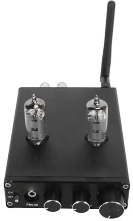 Röhrenverstärker, Dual-Cinch-Eingang, 5.1, Röhrenverstärker, Unabhängiger Einstellknopf, 2-Kanal-HiFi für Zuhause (EU-Stecker 6K4 elektronische Röhre)