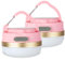 Flintronic 2PC Camping Lantern（Pink-Built-in Battery）