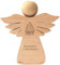 Weihnachtsengel aus Holz mit Gravur - Name, Datum, Spruch + Motiv - personalisiertes Geschenk, Engel Figur mit Flügel, Geldgeschenk, Weihnachten, Weihnachtsdeko, Holzdeko