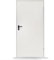 FENSTERVERSAND - Nebeneingangstür nach außen öffnend Stahl, Eingangstür, Nebeneingangstür weiß, Kellertür, Haustüren Eingangstüren, BxH: 1041x2115 mm DIN rechts, Türklinke innen, außen