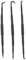Kunststoff-Schaber-Werkzeug, 3-teiliges O-Ring-Haken- und Pick-Set, Doppelseitiger, Flexibler O-Dichtungs-Dichtungshaken-Abzieher, Universell für Autos