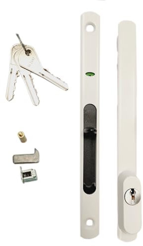 Serrure à clef pour coulissant Technal modèle 3062 (Blanc)