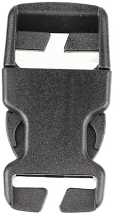 2 Stück ca. 2.5 cm Kunststoff-Schnallenclips,Steckschnalle,Kunststoff Klickverschluss,Rucksack,Gurtschnalle,Ersatzschnalle,Klippverschlüss,für Haustierhalsbänder,Gepäckbefestigungsgurt,Schwarz