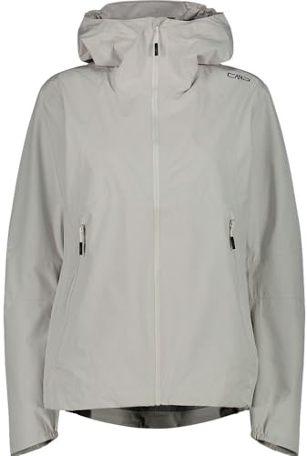 CMP Damen Giacca Da Donna 2 Strati Con Cappuccio Fisso Damen 2-Lagen Jacke mit fester Kapuze