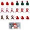 Mini Christmas Hats Set - 18PCS Knit Hats with Santa Scarf for Wine Bottles Crafts Ornaments Decor