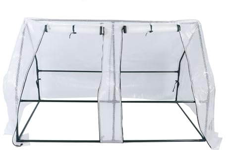 Serre de Jardin avec Cadre en Acier Solide, Tente de Serre Intérieure pour Jardin Extérieur et Maison (150 * 90 * 90cm)