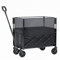 Festival Trolley on Wheels Utility Collapsible Wagon Cart Adjustable Handle for Shoppings Campings Gardenings and Outdoor Sports 120L Capacity