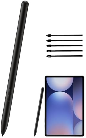 Tab S10 FE Ersatz‑Stift für Samsung Galaxy Tab S10 FE S Pen (EJ‑PX510) | Ersatz‑Eingabestift mit 4096 Druckstufen für Tab S10 FE/S10 FE+ (EJ‑PX510), Austausch bei Defekt, ohne Bluetooth (Schwarz)