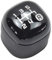 Schaltsack Für FIAT Für Panda Ab 2012 Auto Schaltknauf Stick Taste Schaltkopf Schwarz 5-Gang Schaltknauf Innen 502942700 Schaltknauf Schalthebel