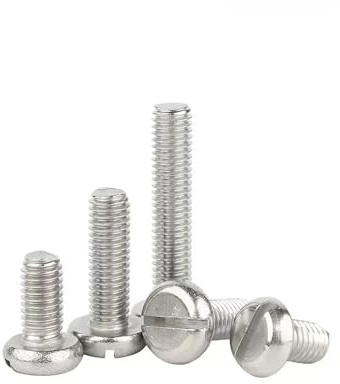 Vite a testa tonda con taglio metrico in acciaio inossidabile A2 M3 M4 M5 304(50pcs,M4x10)