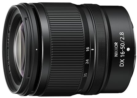 NIKON Nikkor Z DX 16-50mm f/2.8 VR (lichtstarkes Objektiv für Foto und Video, tolles Bokeh, 330 Gramm leicht, Bildstabilisator)