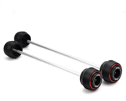 LLIDFONK Für X ADV XADV 750 XADV750 2019-2023 2024 2025 2026 Forza750 2025 NSS750 Zubehör Motorrad Hinterrad Vorderachse Gabel Schutz Sturzpads Fallschutz Dekorative Achsabdeckungen (Rot)