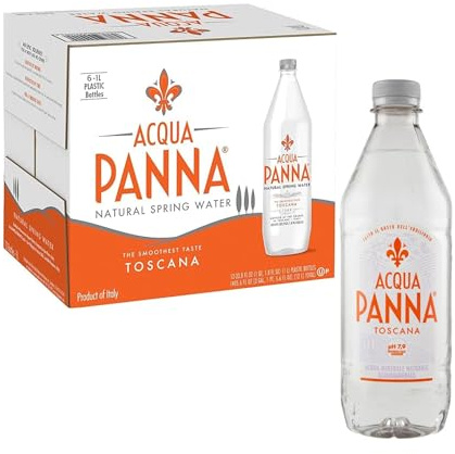 Acqua Panna 1l x 6 | Acqua Naturale Oligominerale | Confezione da 6 Bottiglie in PET da 1000ml