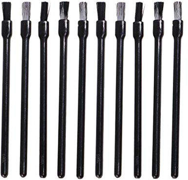 FRCOLOR Einweg-Lippenstift Applikators, 100 StüCk, Schwarzer Griff Make-up Kosmetik Pinsel, Perfekt FüR Make-up Und Reise