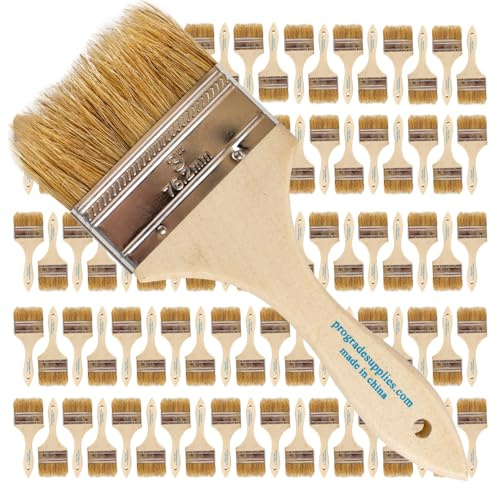 Paquete de 96 Pinceles para Pintura, Manchas, Barnices, pegamentos, Yeso