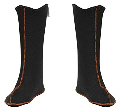 Stiefeleinlage aus Filz 28cm Winter Gummistiefel Socken Innenschuh Einlegesohlen Schuheinlagen schwarz 39