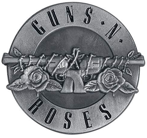 Guns N' Roses Bullet Logo Unisexe Broche gris alliage de zinc