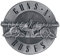Guns N' Roses Bullet Logo Unisex Brosche Grau Zinklegierung