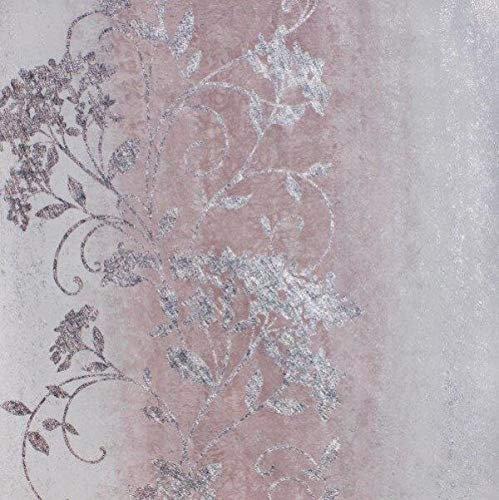 Muriva Sienna Metallic Floral Trail Wallpaper Blush Pink
