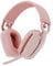 Logitech Zone Vibe 100 Leichte, kabellose Over-Ear-Kopfhörer mit geräuschunterdrückendem Mikrofon, Multipoint Bluetooth-Headset, Funktioniert mit Teams, Google Meet, Zoom, Mac/PC - Rosa