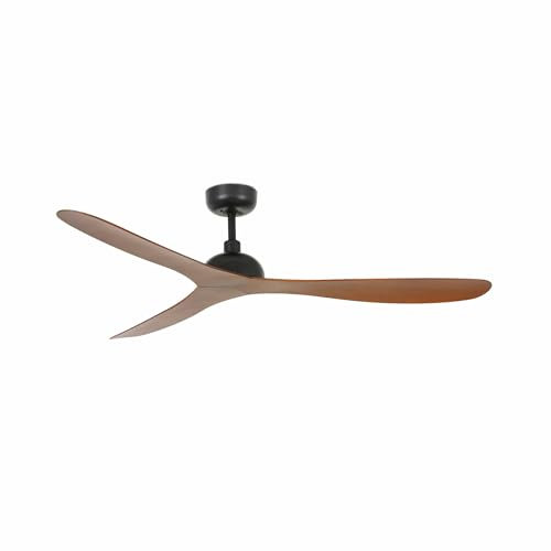 FARO BARCELONA 33447- GOTLAND Ventilador de techo negro/madera