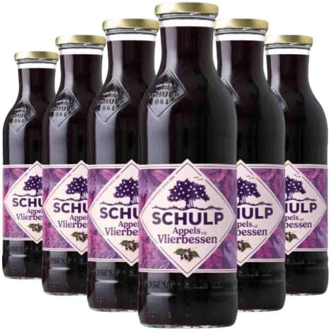 Scallop Jus de pomme et de sureau sans additifs 75 cl par bouteille, plateau 6 bouteilles