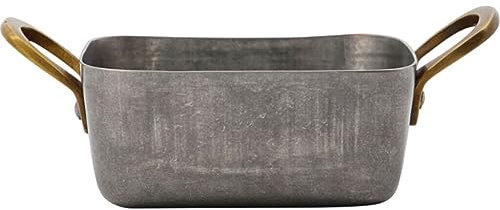 Nicolas Vahe 163240015 Presentation, Edelstahl, Messing, l: 11 cm, w: 11 cm, h: 4.5 cm