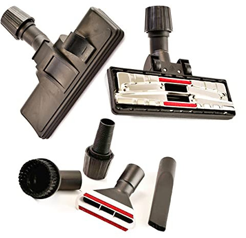 Staubsaugerdüse, Umschaltdüse für Teppich- und Glattböden mit 4-tlg. Düsenset geeignet für Nilfisk AERO 26-21 PC