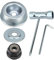 5pcs kit ecrou Tete debroussailleuse Universelle, pour débroussailleuse Thermique, STIHL, Echo, ryobi Tete, Plaque De Lame En Métal De Boîte De Vitesses De Tondeuse à Gazon pour STIHLFS55 FS56 FS120