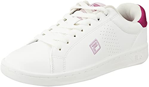 FILA Femme Crosscourt 2 NT Low WMN Basket, White-Mauve Shadows, 37 EU