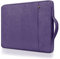 RAINYEAR 15,6 Zoll Laptop Hülle Laptoptasche Kompatibel mit 15,6 Notebook Computer Chromebook, Polyester Wasserdicht Schutzhülle Handtasche mit Griff und Front Tasche Notebooktasche, Lila