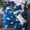 RFFLUX 3D Eisbär Sternenhimmel Universum Bettwäsche Set 135x200 cm 2teilig mit Reißverschluss Weiche und Angenehme Schlafkomfort Microfaser Bettbezug Kinderbettwäsche mit Kissenbezug 80x80 cm