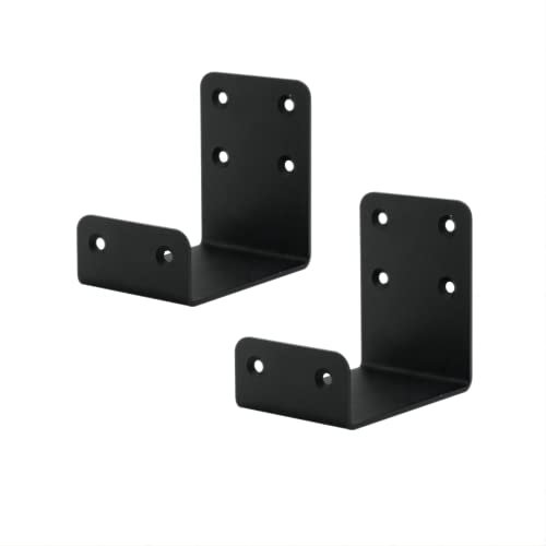 Heavy Duty Mantel Brackets，Floating Shelf Fireplace Bracket，U-Shaped Beam-Style Mantel Support(2 Packs). (4x4x3)