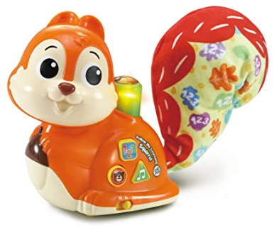 LeapFrog Follow Me Learning Squirrel, Interactive Baby Toy with Lights, Numbers & Music, Encourages Exploration, Gift for toddlers aged 12, 18, 24+ months, English Version