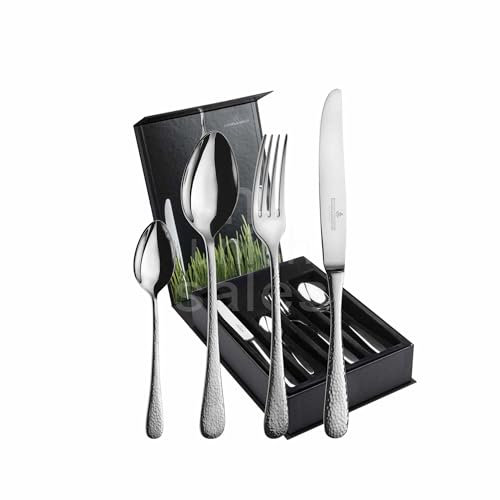 24 teilige Besteck Garnitur -Serie MIA - Picard & Wielpütz - mit Hohlheftmessern - in schwarzer Geschenkbox