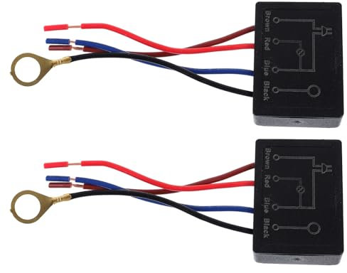 Angoily 2 Piezas Interruptor Táctil De La Lámpara De Mesa Interruptor De Sensor Táctil Atenuador Regulador De Intensidad Táctil Para Luces Led Lámpara De Escritorio Componente Abdominales