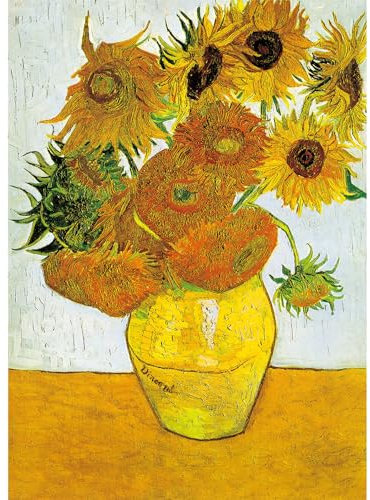 Jigsaw Puzzles 1000 Pieces for Adults -Sunflower Jigsaw Puzzles 1000 Pieces for Adults Jigsaw Puzzle for Teens Kids Brain Teaser Classic Art Puzzles from Vincent Van Gogh