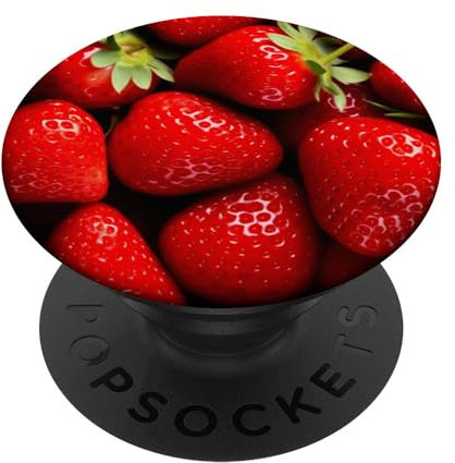Erdbeerliebhaber Euphoria – Frische Obstkunst PopSockets mit austauschbarem PopGrip