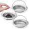 VEPEPE 2/3 Pcs Kitchen Sink Strainer with 3 Brush, Stainless Steel Sink Sieve, Shower Drain Cover Inner Diameter 8cm with Handle, Plug Strainer for Kitchen Debris & Bathroom Hair Catcher (3, Silver)