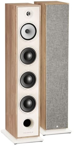 Triangle - Enceinte Colonne Hi-FI BOREA BR09 - Puissance Admissible 170W - Rendement 92 DB/W/m – Haut-parleurs 16 cm – Polyvalente Musique et Home-Cinéma - 206 x 1095 x 314 mm - Chêne Clair (Paire)
