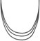 PATIKIL 16/18/20 Leather Necklace Cord, 2mm/0.08 Waterproof Braided Leather Necklace Cord Woven Wax Rope Chain with Stainless Steel Clasp for Men Women DIY Pendant Gift, Black