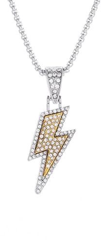 Auriselle Hip Hop Collana Uomo - Catena di strass per gioielli urbani streetwear, accessori per feste retro punk vintage per uomini ragazzi signore, 50cm